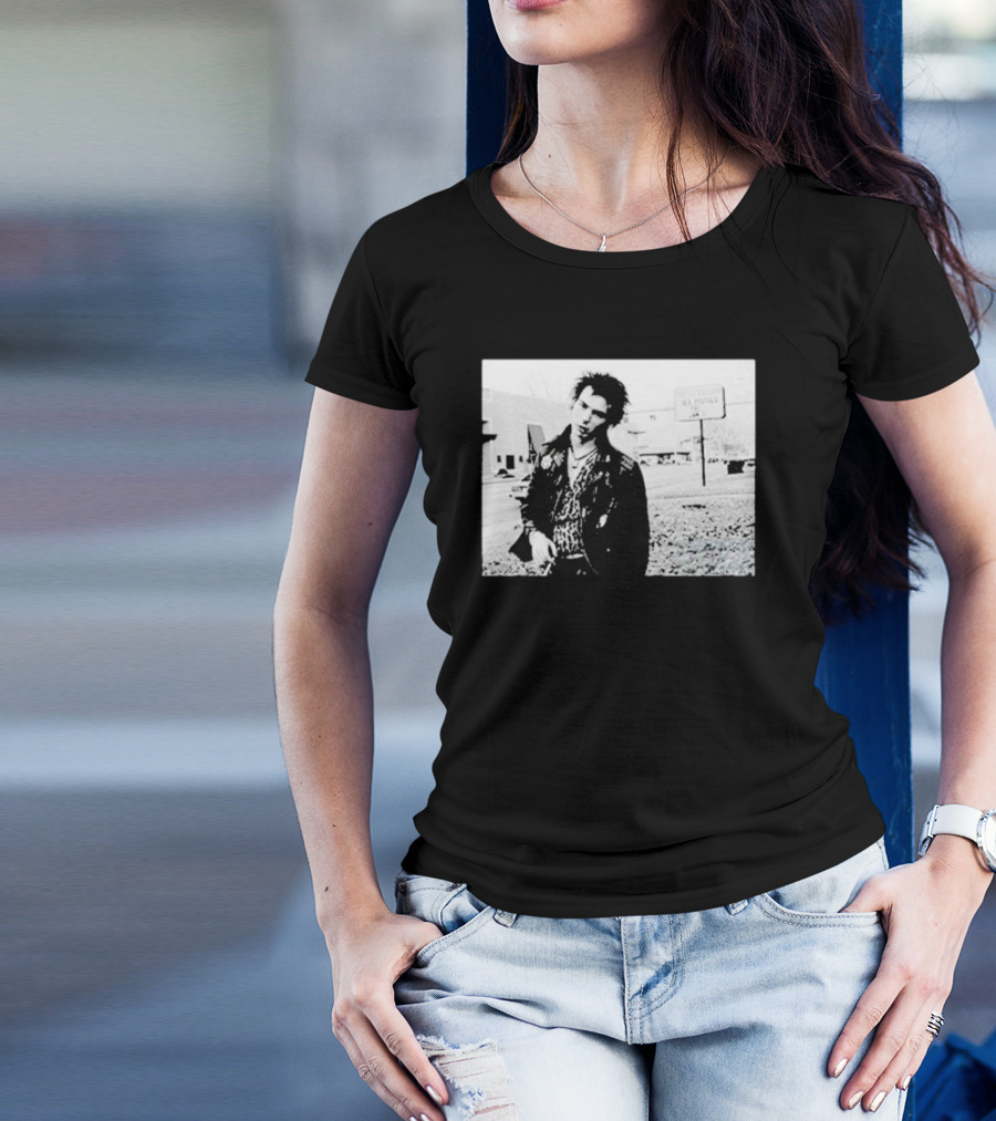 Sex Pistols Babylon Sid Vicious Street Scene Retro Punk Style T-Shirt