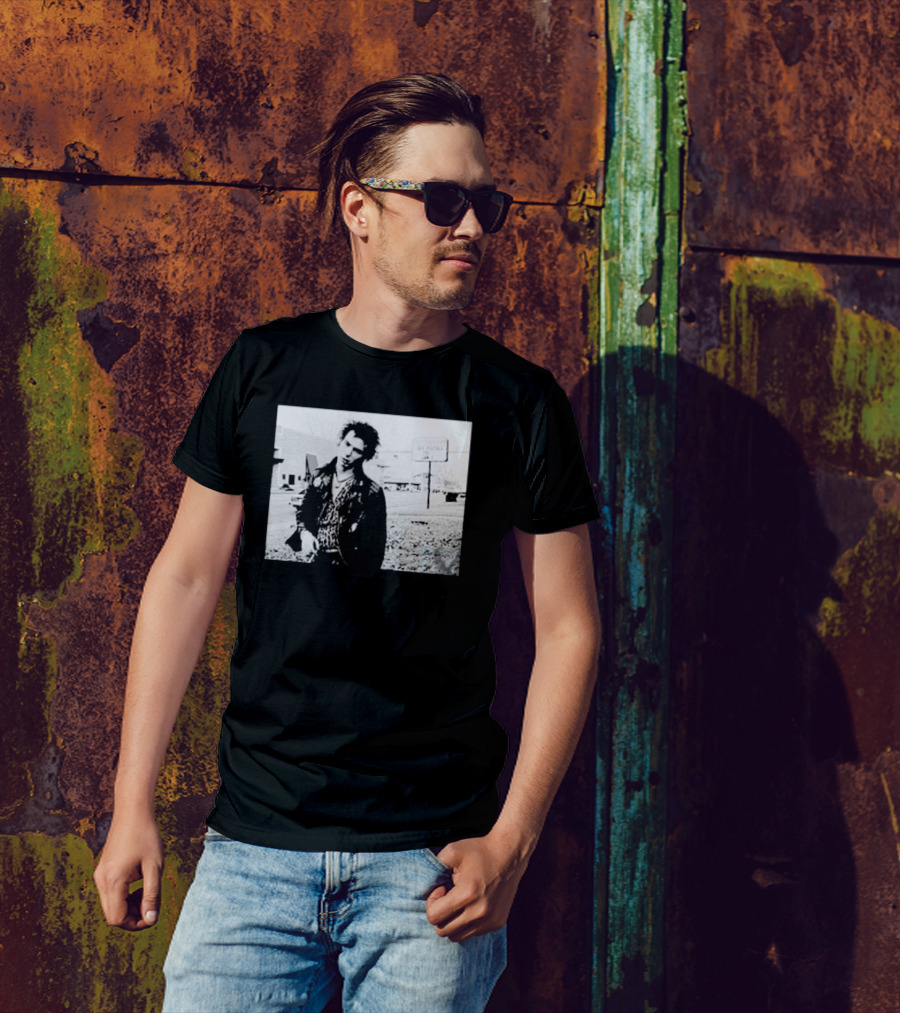 Sex Pistols Babylon Sid Vicious Street Scene Retro Punk Style T-Shirt