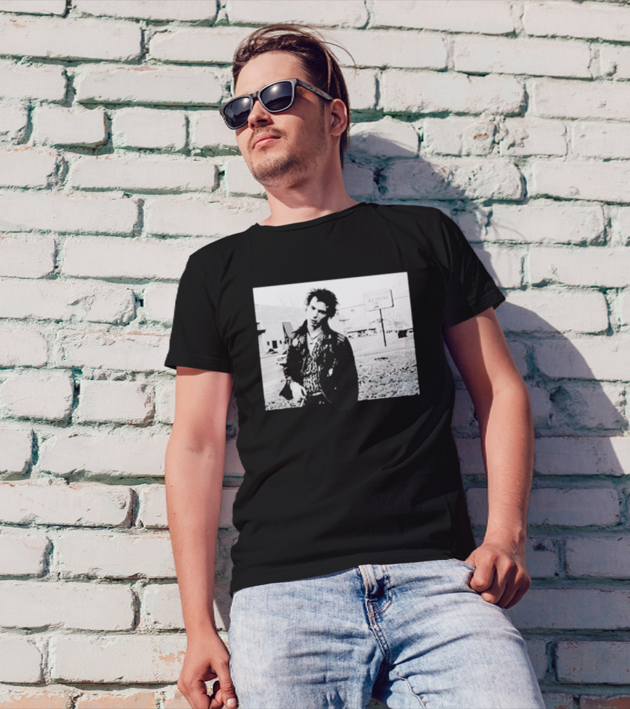 Sex Pistols Babylon Sid Vicious Street Scene Retro Punk Style T-Shirt