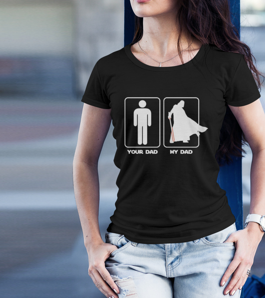 YOUR DAD MY DAD LIGHTSABER ICON DUO T-Shirt
