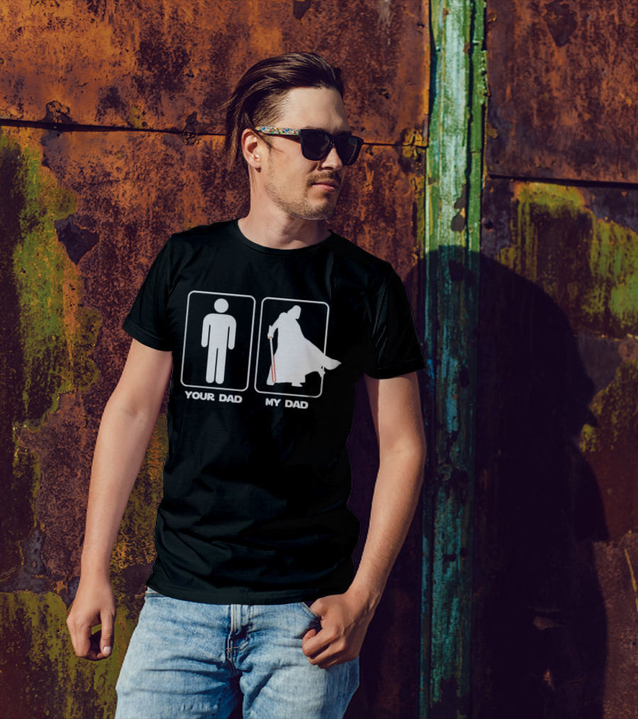 YOUR DAD MY DAD LIGHTSABER ICON DUO T-Shirt