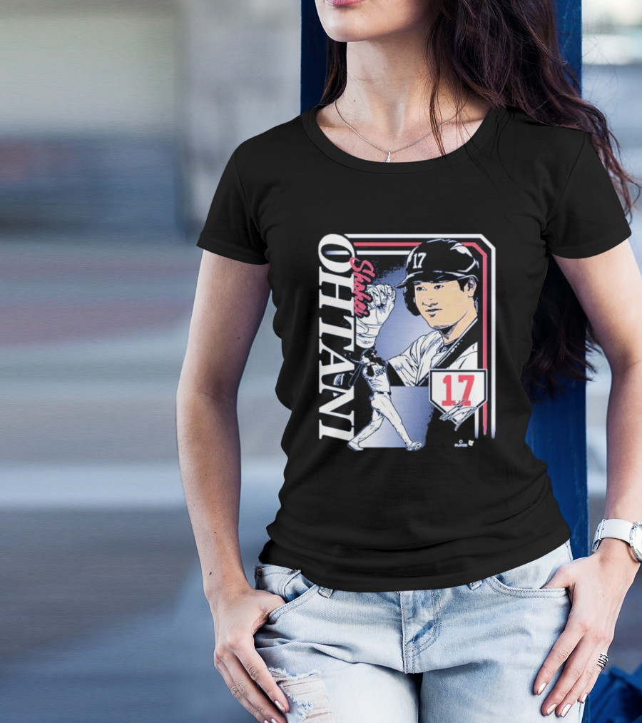 Shohei Ohtani #17 Signature Collage Los Angeles Dodgers T-Shirt