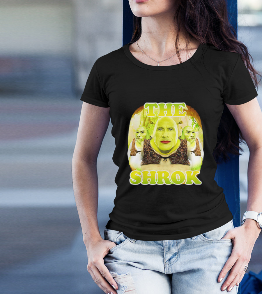 THE SHROK Shrek Parody Featuring Iconic Imagery T-Shirt