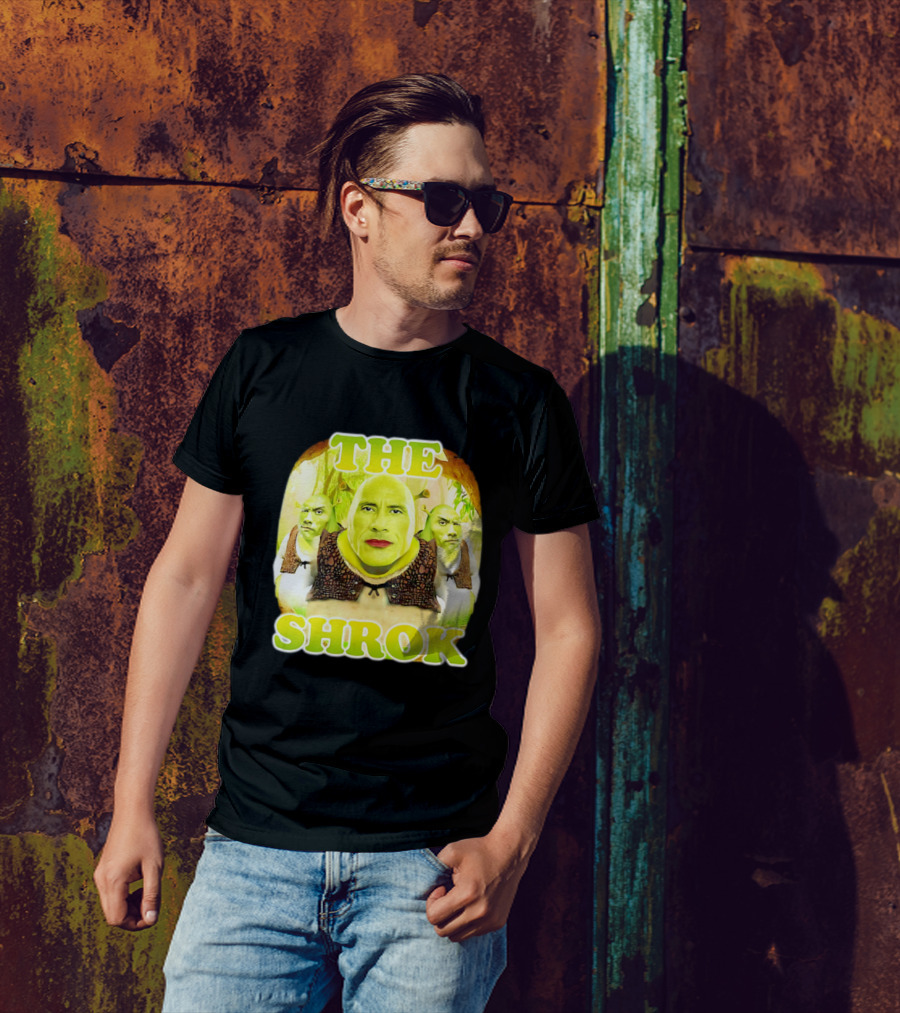 THE SHROK Shrek Parody Featuring Iconic Imagery T-Shirt