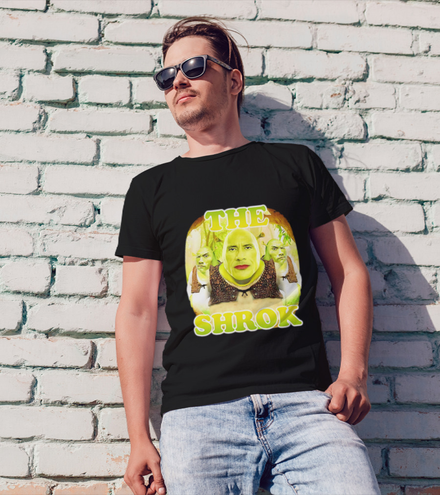 THE SHROK Shrek Parody Featuring Iconic Imagery T-Shirt