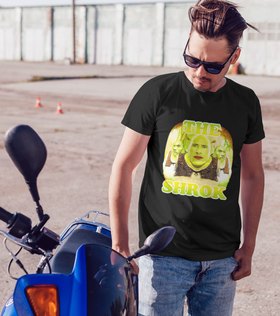 THE SHROK Shrek Parody Featuring Iconic Imagery T-Shirt