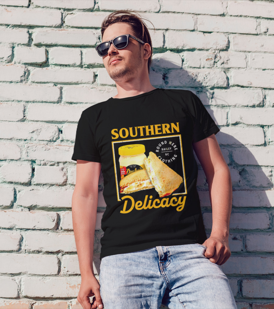 Southern Delicacy Duke's Mayo Round Here Bailey NC Clothing T-Shirt