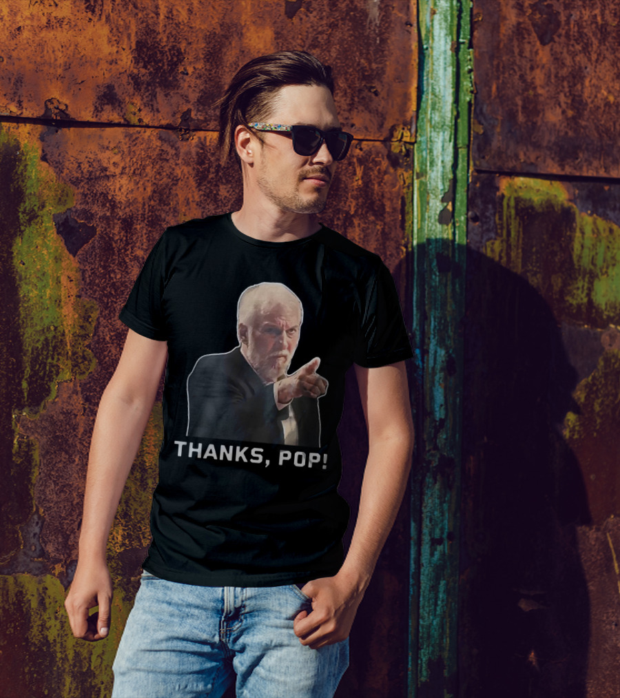 Steve Kerr Gregg Popovich Thanks Pop Pointing Gesture T-Shirt