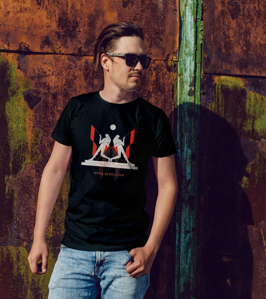 Dead Rebellion Strung Out Mirror Dueling Figures T-Shirt