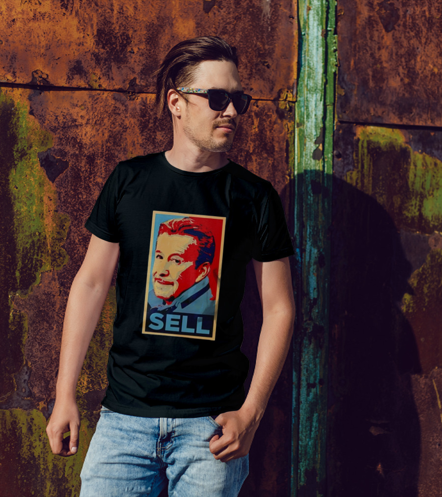 Super Halo Bros Sell Hope Style Retro Face Appropriation T-Shirt