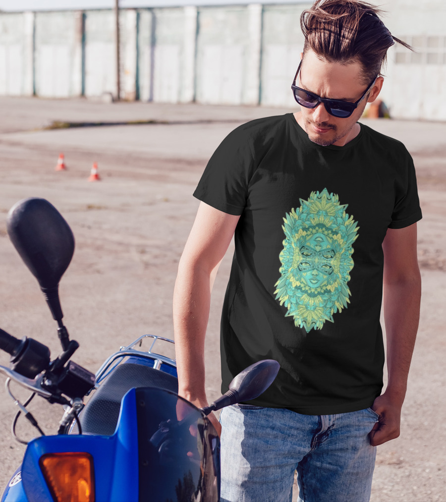 Ten Hundred Reflect Kaleidoscopic Faces Symmetrical Nature T-Shirt