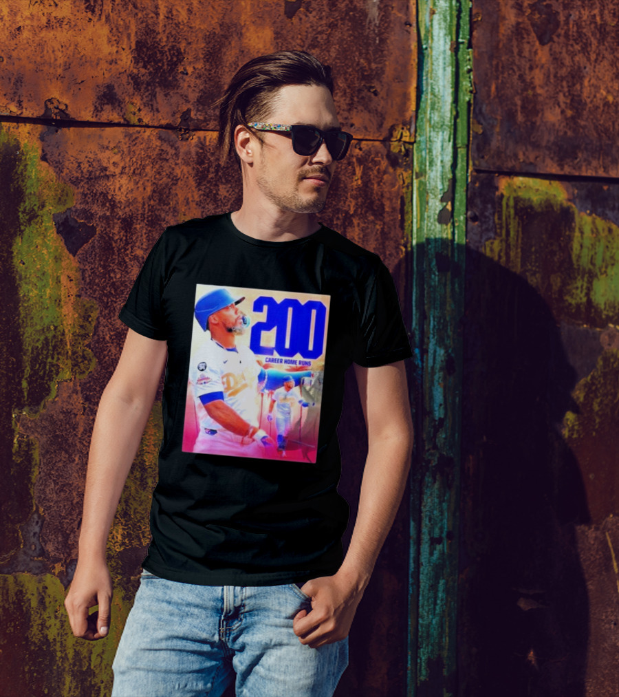 Los Angeles Dodgers Teoscar Hernandez 200 Career Home Runs T-Shirt