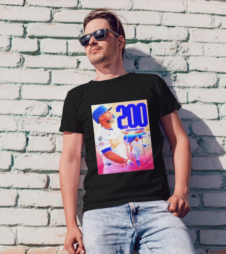 Los Angeles Dodgers Teoscar Hernandez 200 Career Home Runs T-Shirt