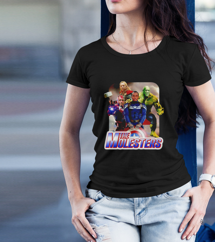 The Molesters Avengers Parody 2025 Captain America Iron Man Thor Hulk T-Shirt
