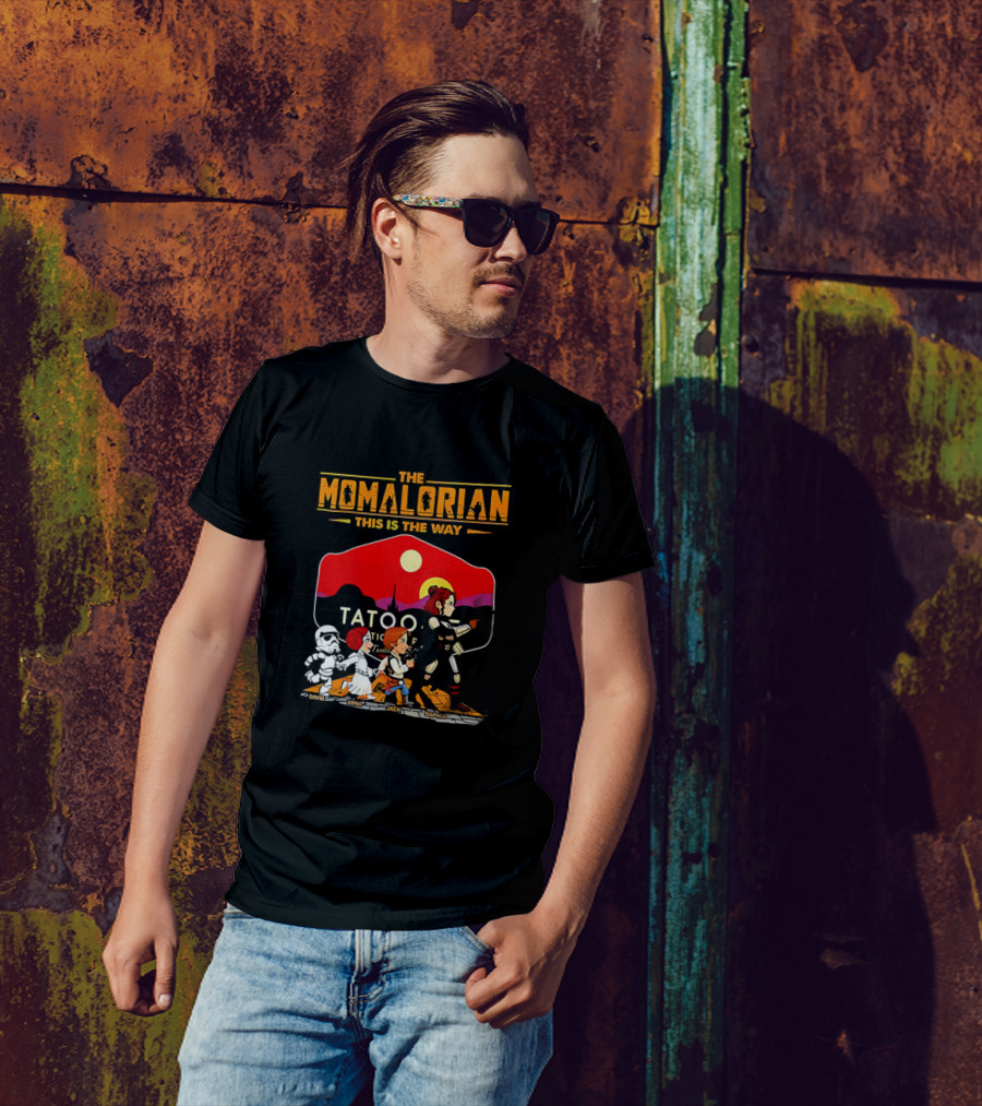 The Momalorian This Is The Way Tatooine Cartoon Adventure T-Shirt