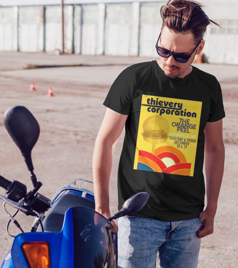 Thievery Corporation 2025 The Orange Peel Asheville NC December 18 & 19 T-Shirt