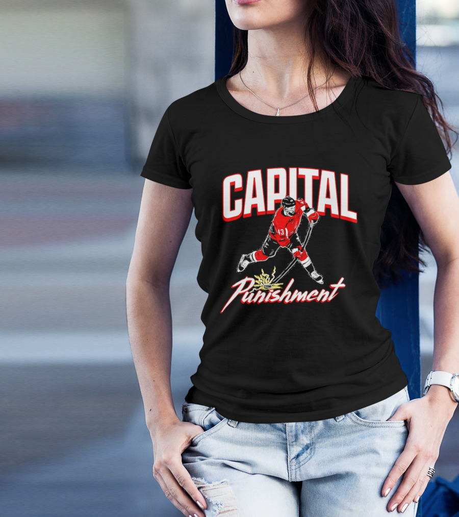 Tom Wilson Capital Punishment Washington Capitals Hockey T-Shirt
