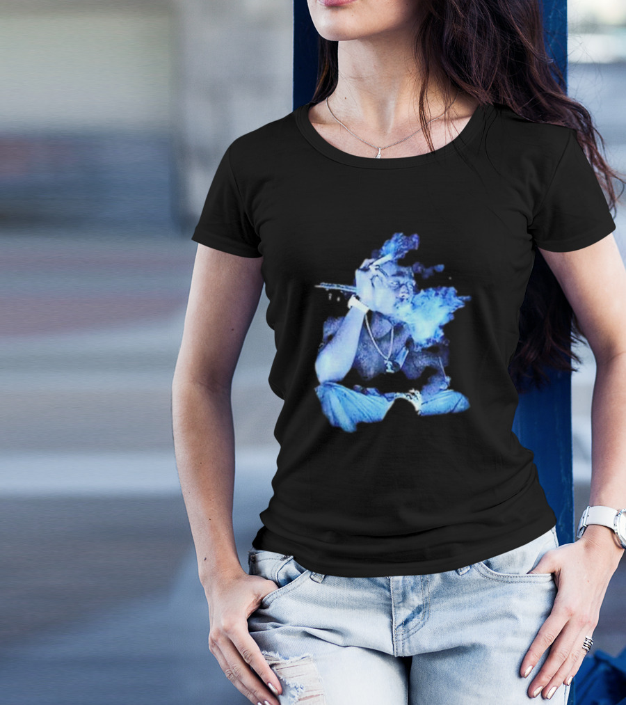 Tupac Shakur 2Pac Remember Me Smoke Album Cover Imagery T-Shirt