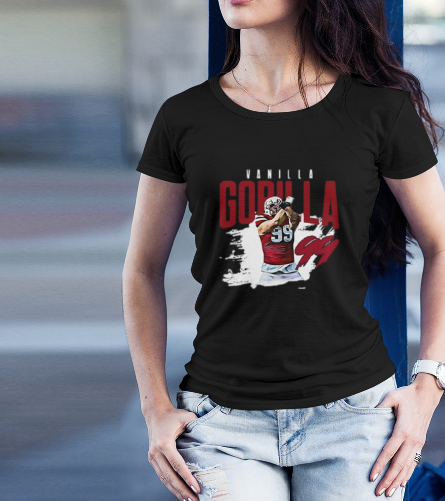 Vanilla Gorilla 99 Football Player T-Shirt