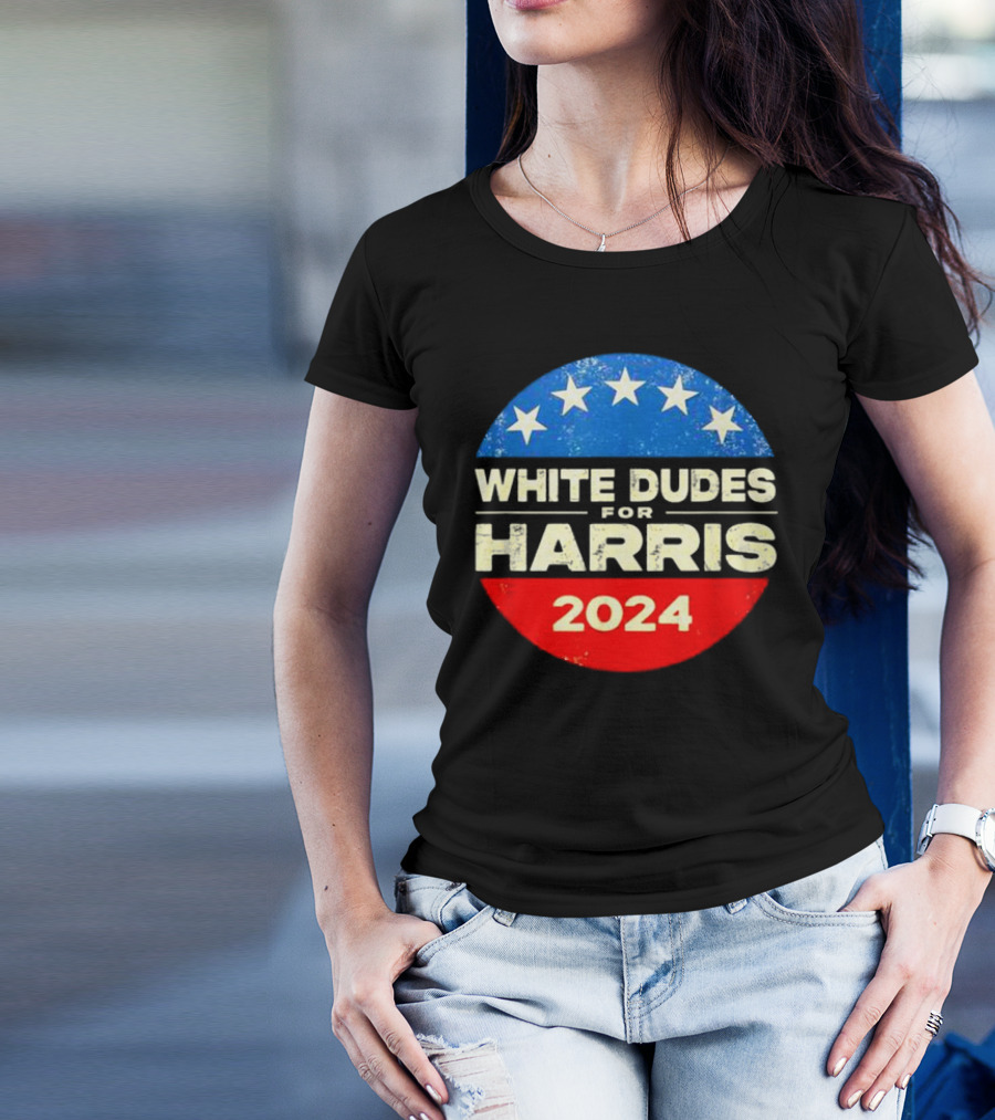 WHITE DUDES FOR HARRIS 2024 T-Shirt