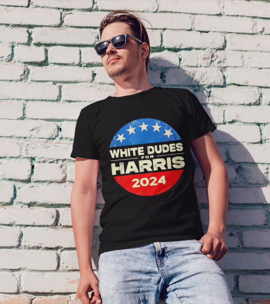 WHITE DUDES FOR HARRIS 2024 T-Shirt