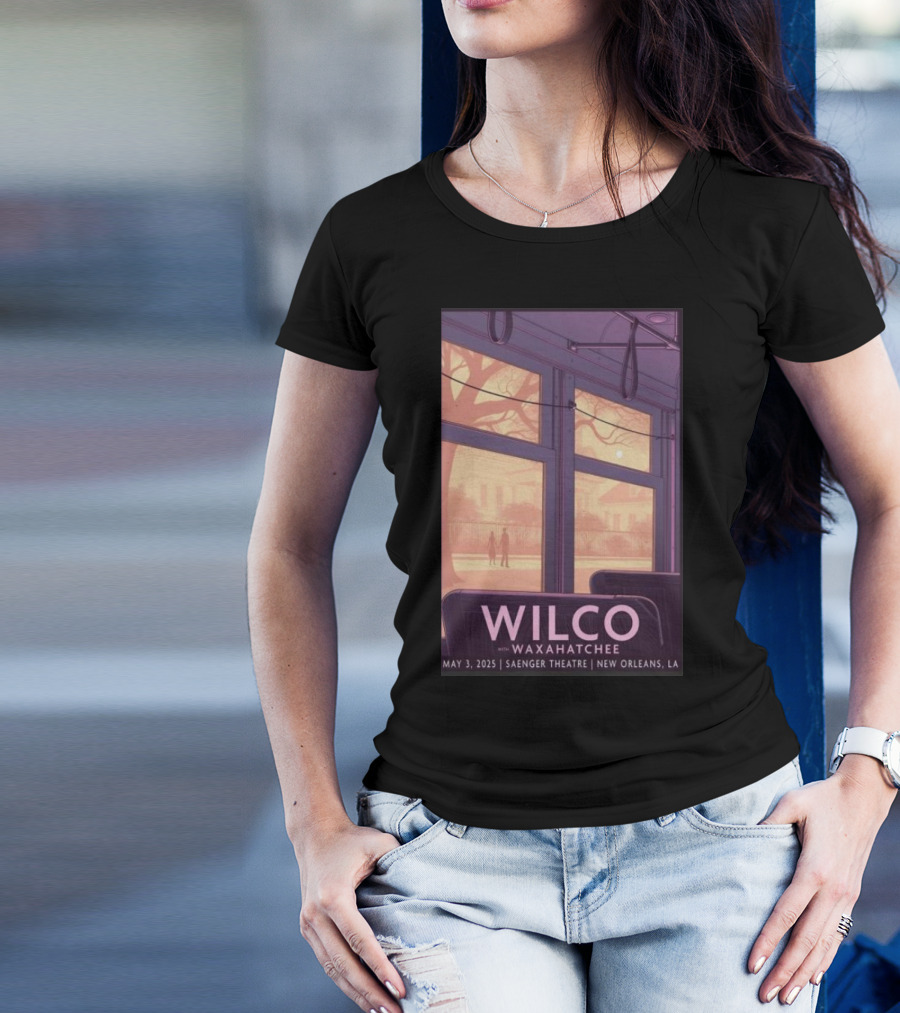 Wilco With Waxahatchee May 3 2025 Saenger Theatre New Orleans LA T-Shirt
