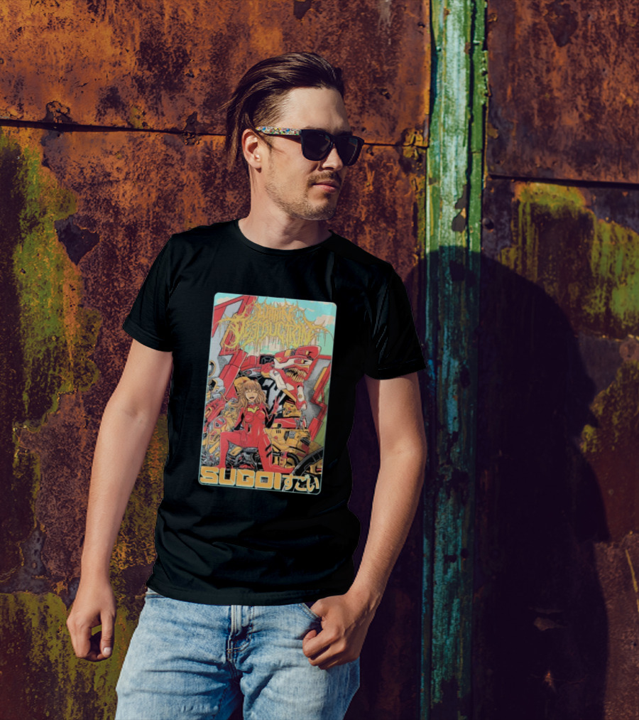 Within Destruction Asuka Sugoi スゴイ Anime Robot Adventure T-Shirt