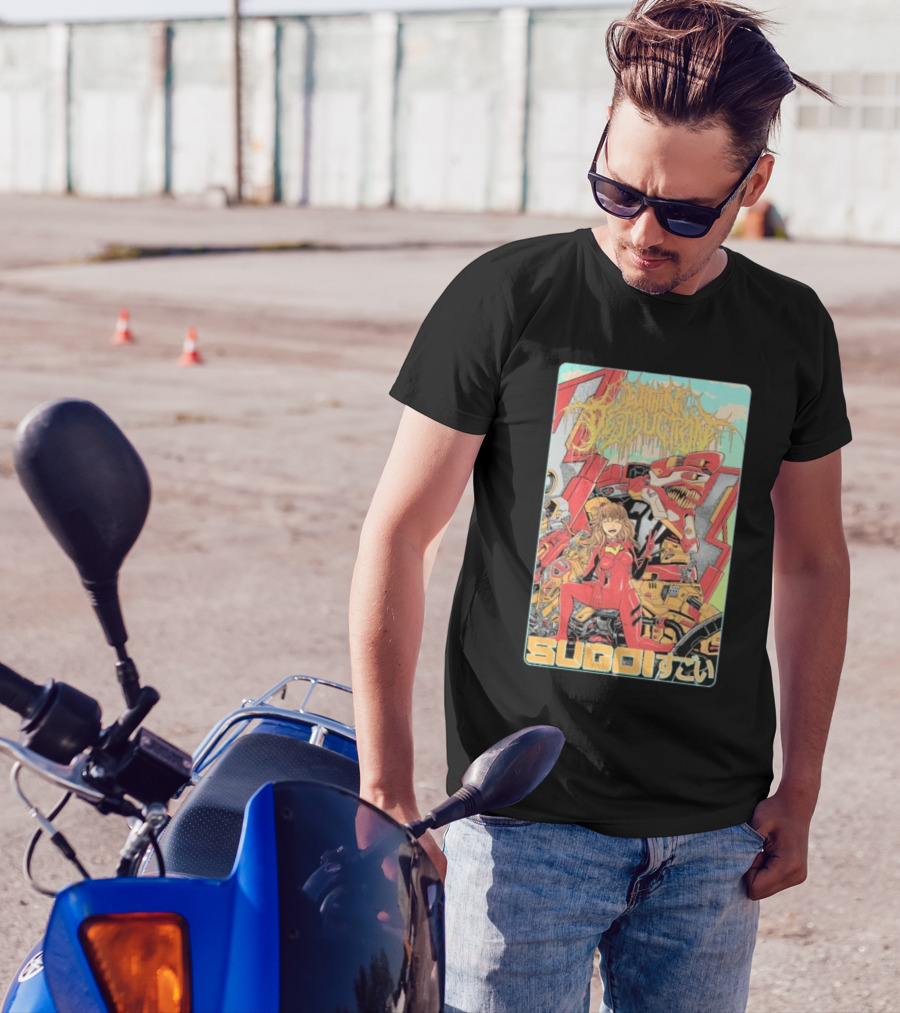 Within Destruction Asuka Sugoi スゴイ Anime Robot Adventure T-Shirt