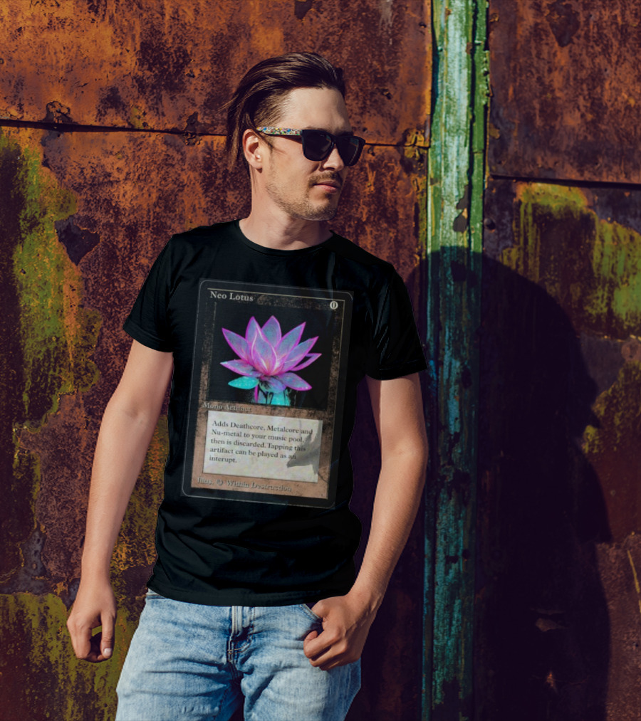 Neo Lotus Mono Artifact Adds Deathcore Metalcore Nu-Metal Within Destruction T-Shirt