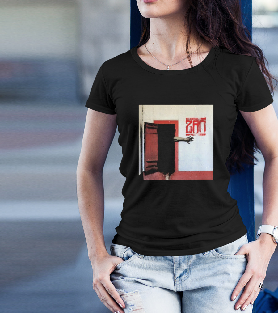 Zao The Crimson Corridor Arm Reaching Through Doorway T-Shirt