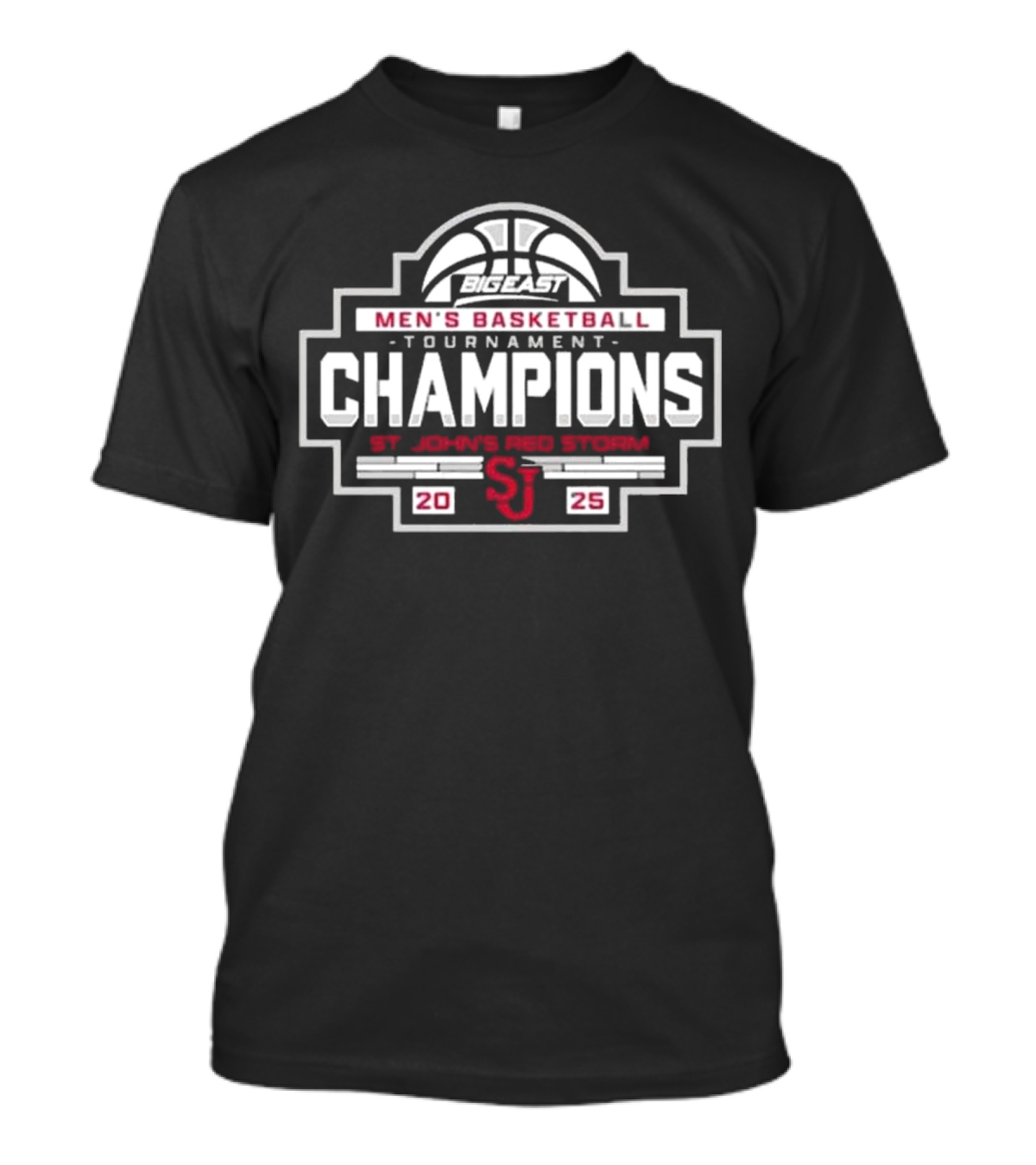 ST John's Red Storm Men's Basketball Tournament Champions 2025 T-Shirt