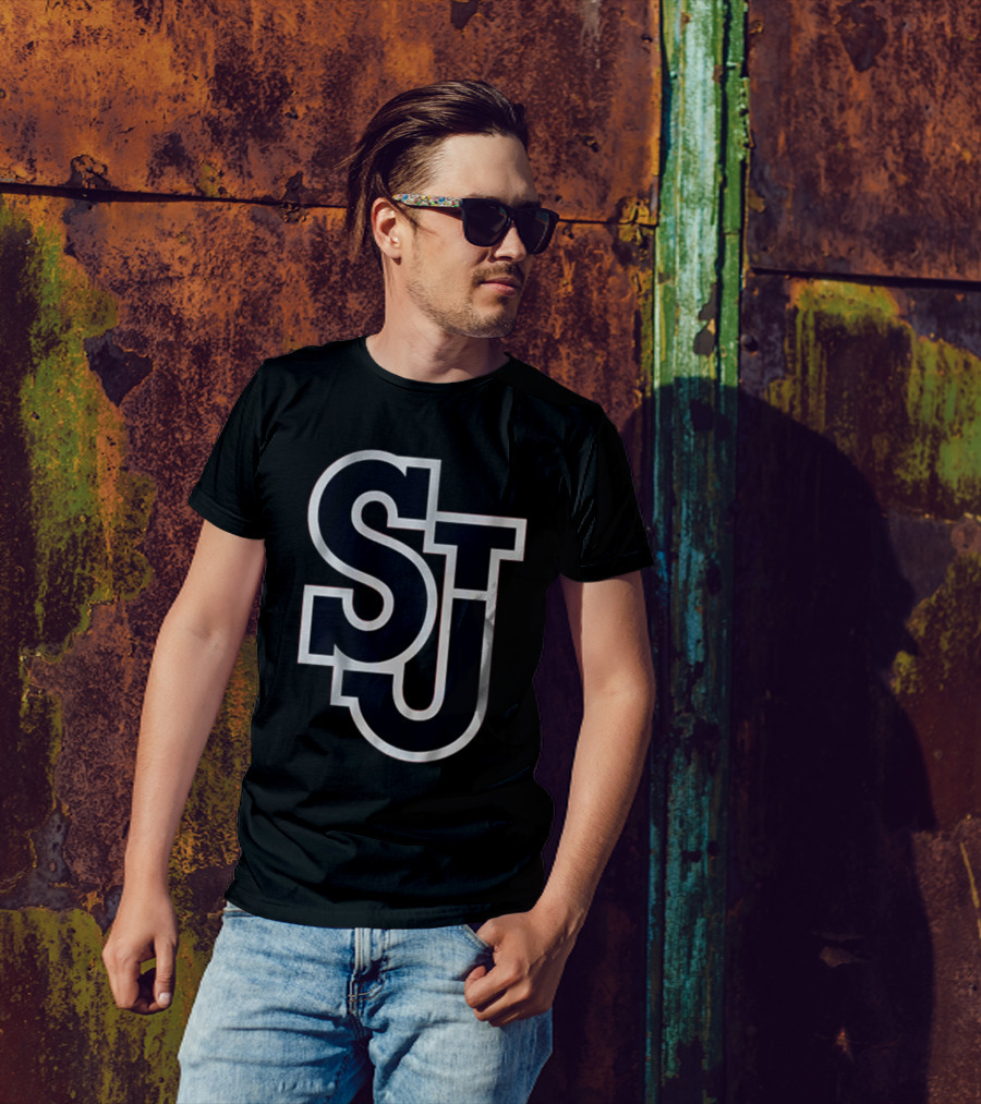 St John's Red Storm SJ Emblem T-Shirt