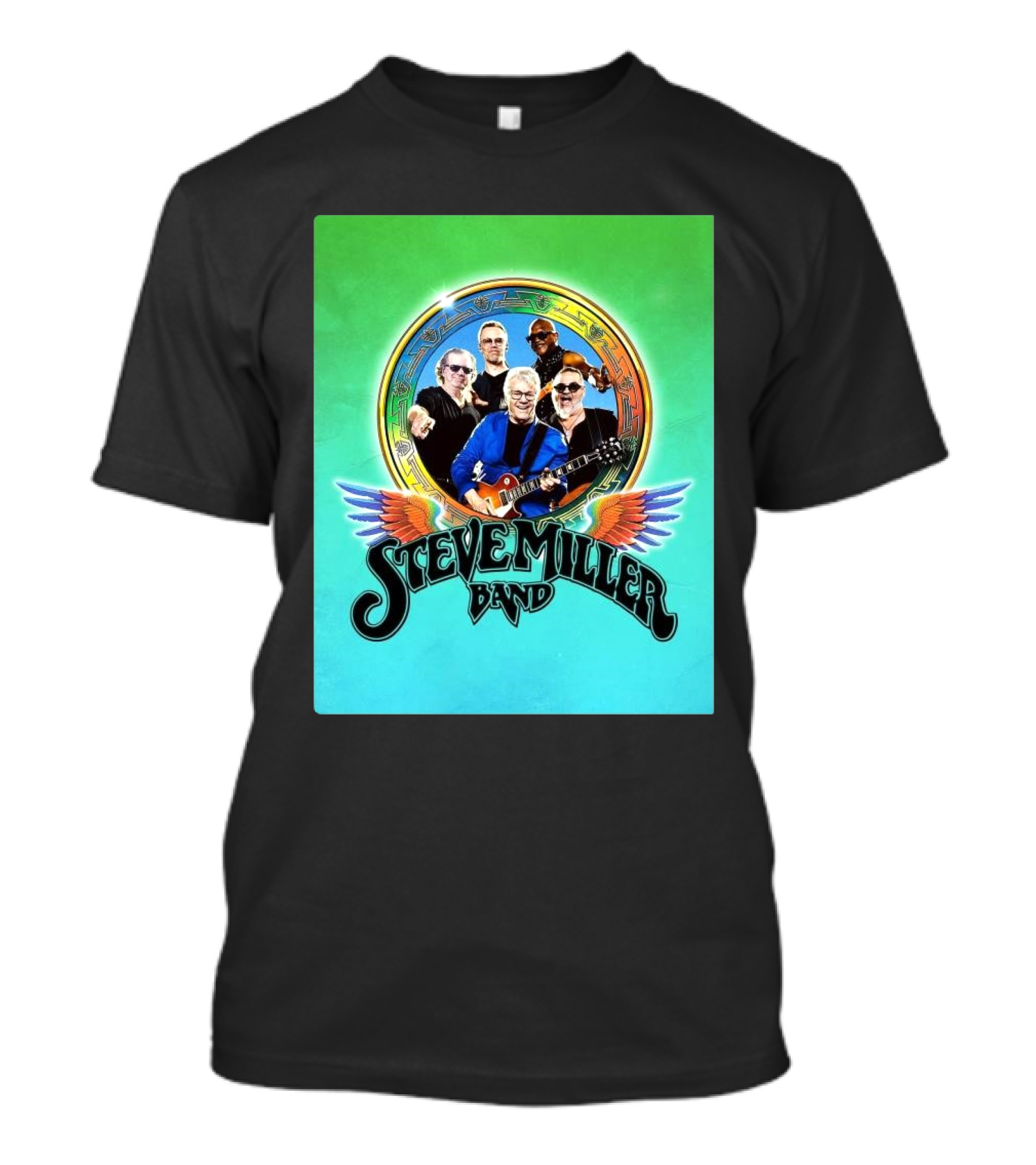 Steve Miller Band 2025 Hitting The Road Tour Vintage Winged Artwork T-Shirt