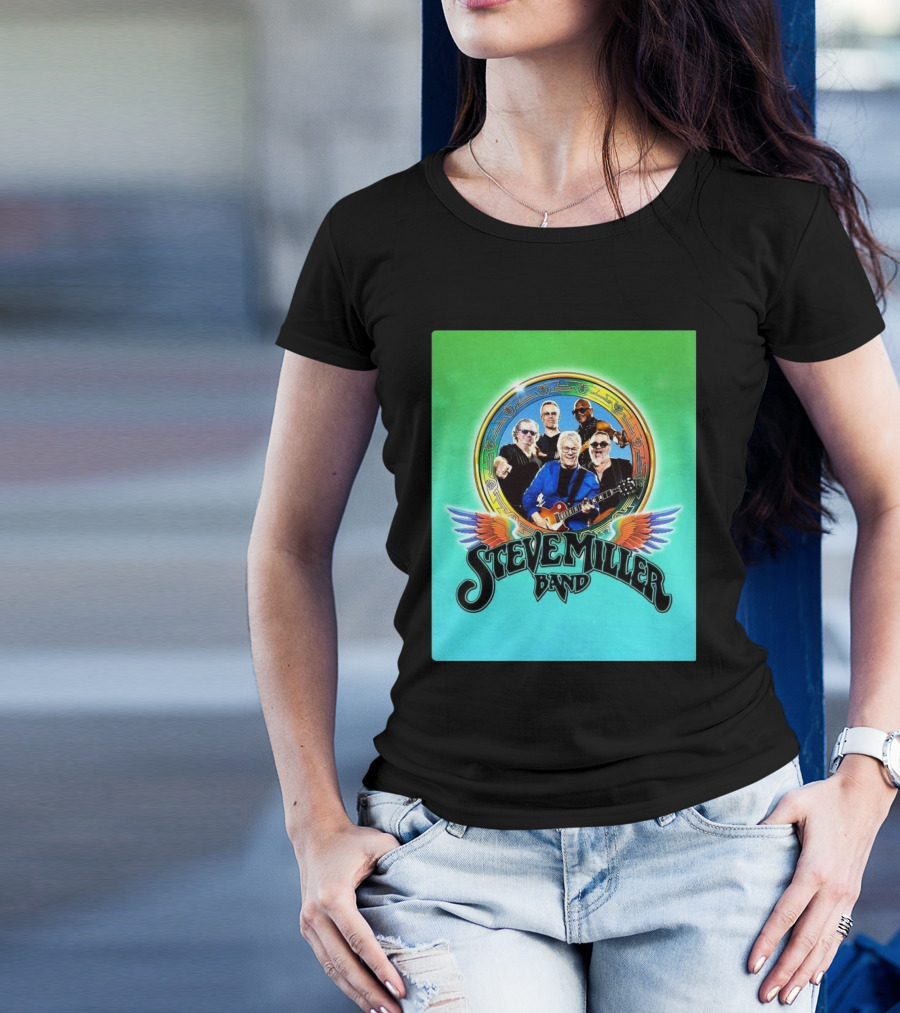 Steve Miller Band 2025 Hitting The Road Tour Vintage Winged Artwork T-Shirt