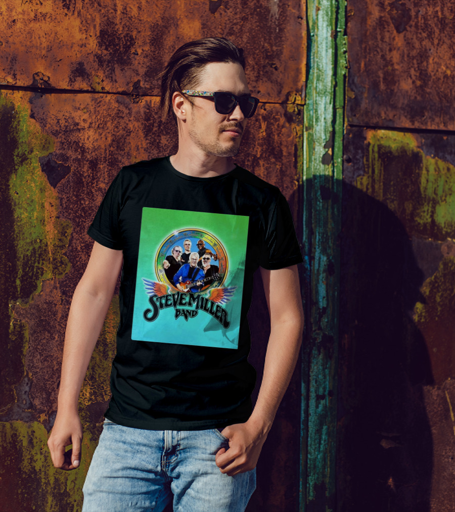 Steve Miller Band 2025 Hitting The Road Tour Vintage Winged Artwork T-Shirt