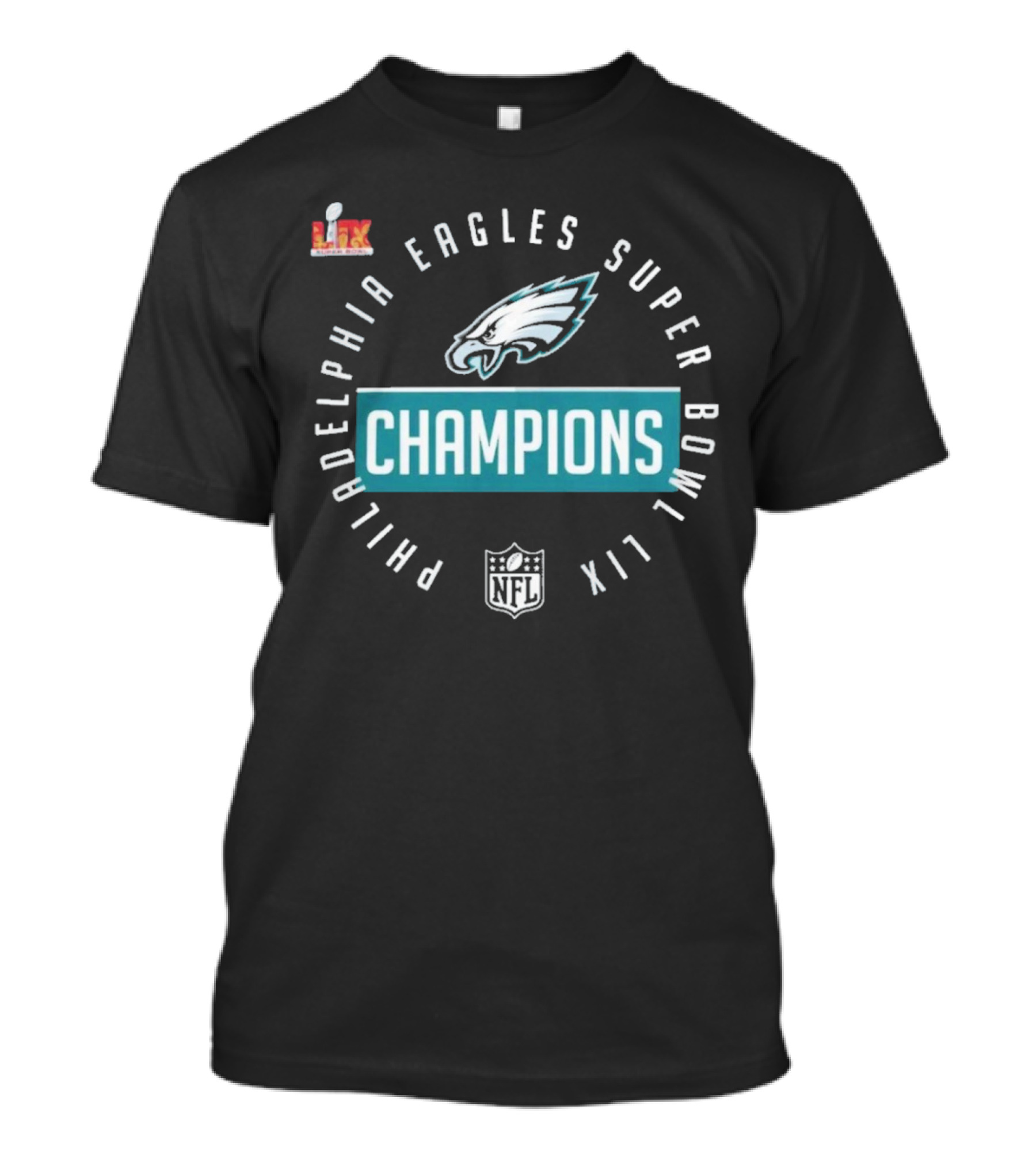 Philadelphia Eagles Super Bowl LIX Champions NFL Merch T-Shirt
