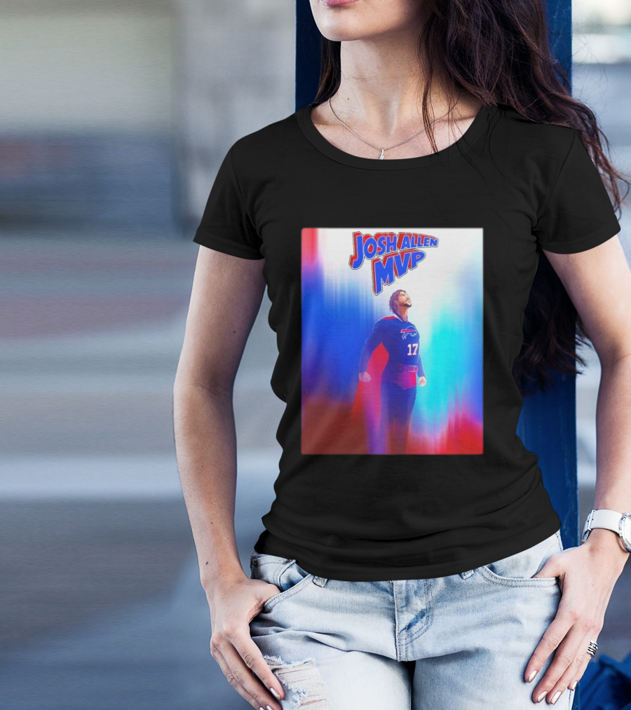 Josh Allen MVP Superman Buffalo Bills 17 T-Shirt