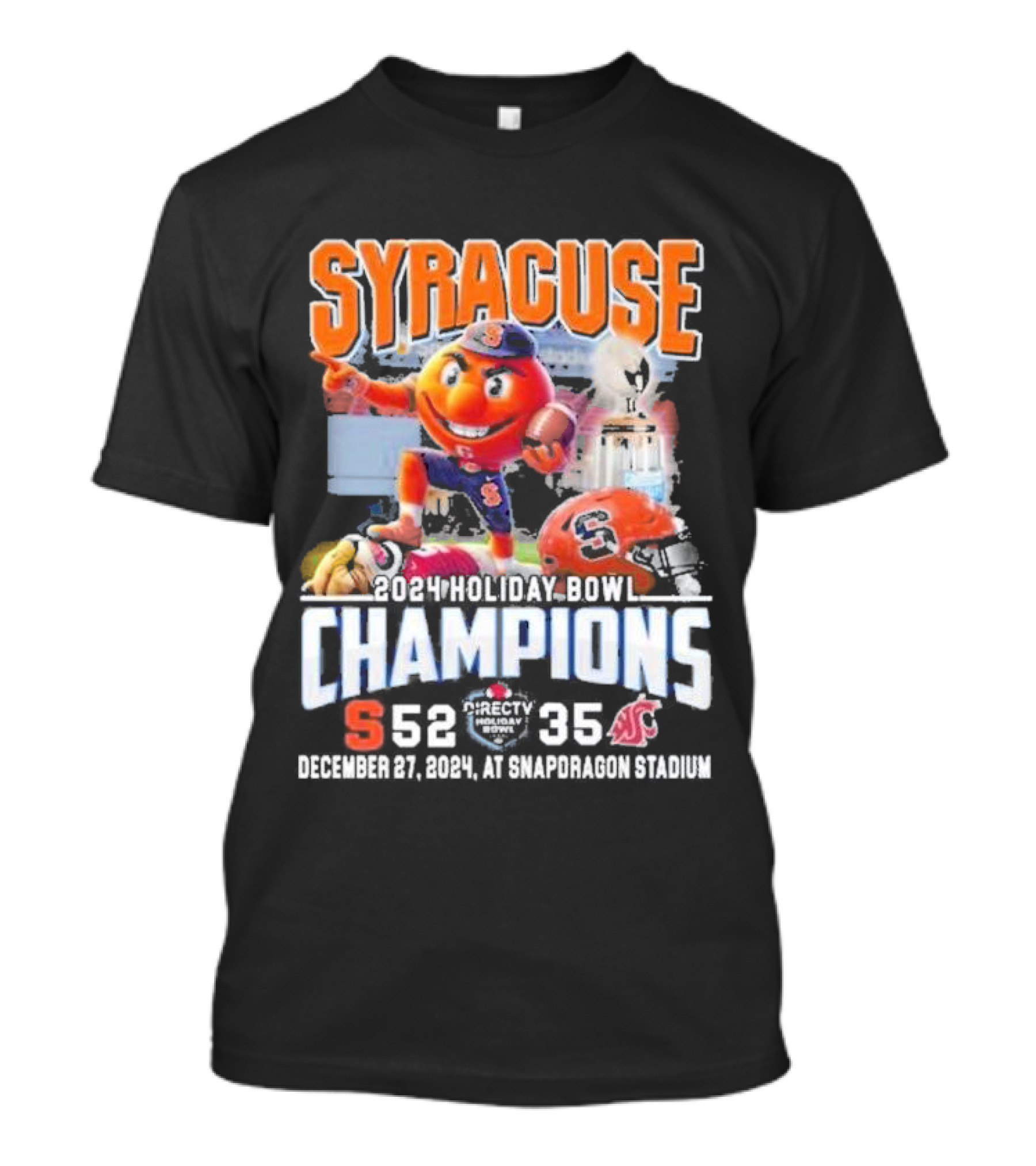 Syracuse Holiday Bowl Champions Snapdragon Stadium 2024 52-35 T-Shirt