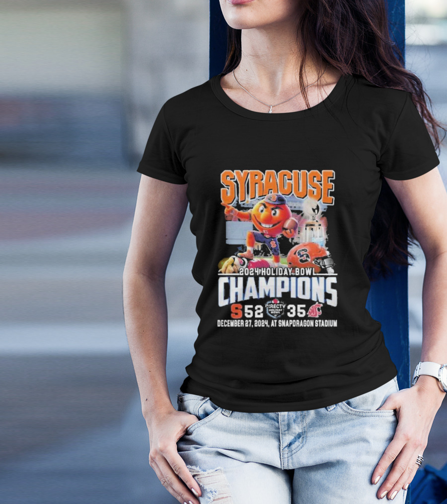 Syracuse Holiday Bowl Champions Snapdragon Stadium 2024 52-35 T-Shirt