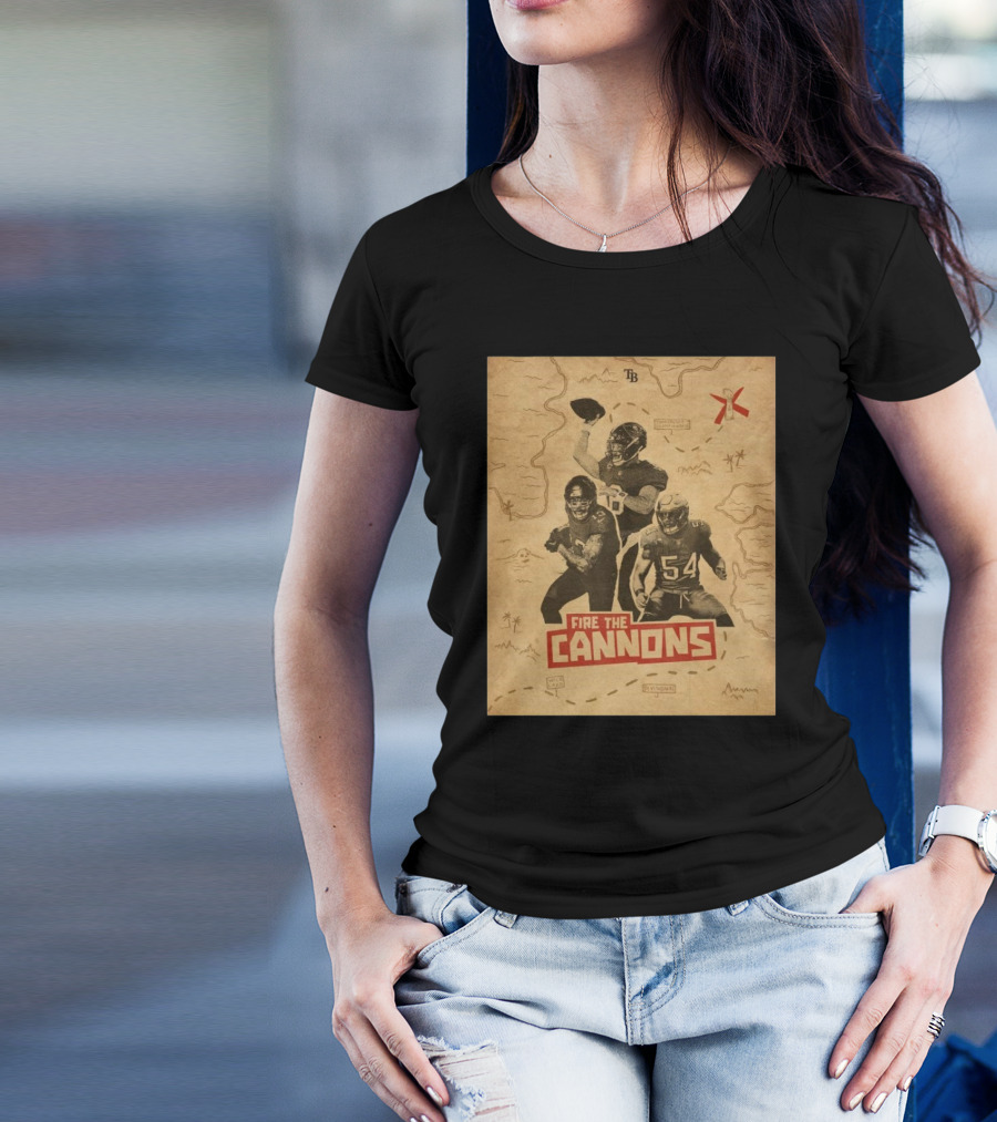 Tampa Bay Buccaneers Fire The Cannons Conference Championship Wild Card Divisional T-Shirt