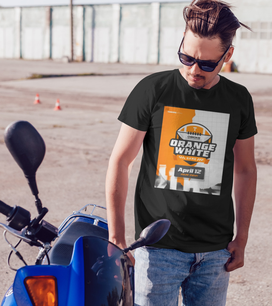 Tennessee Vols Football Cherokee Resorts Orange White Game April 12 Neyland Stadium T-Shirt