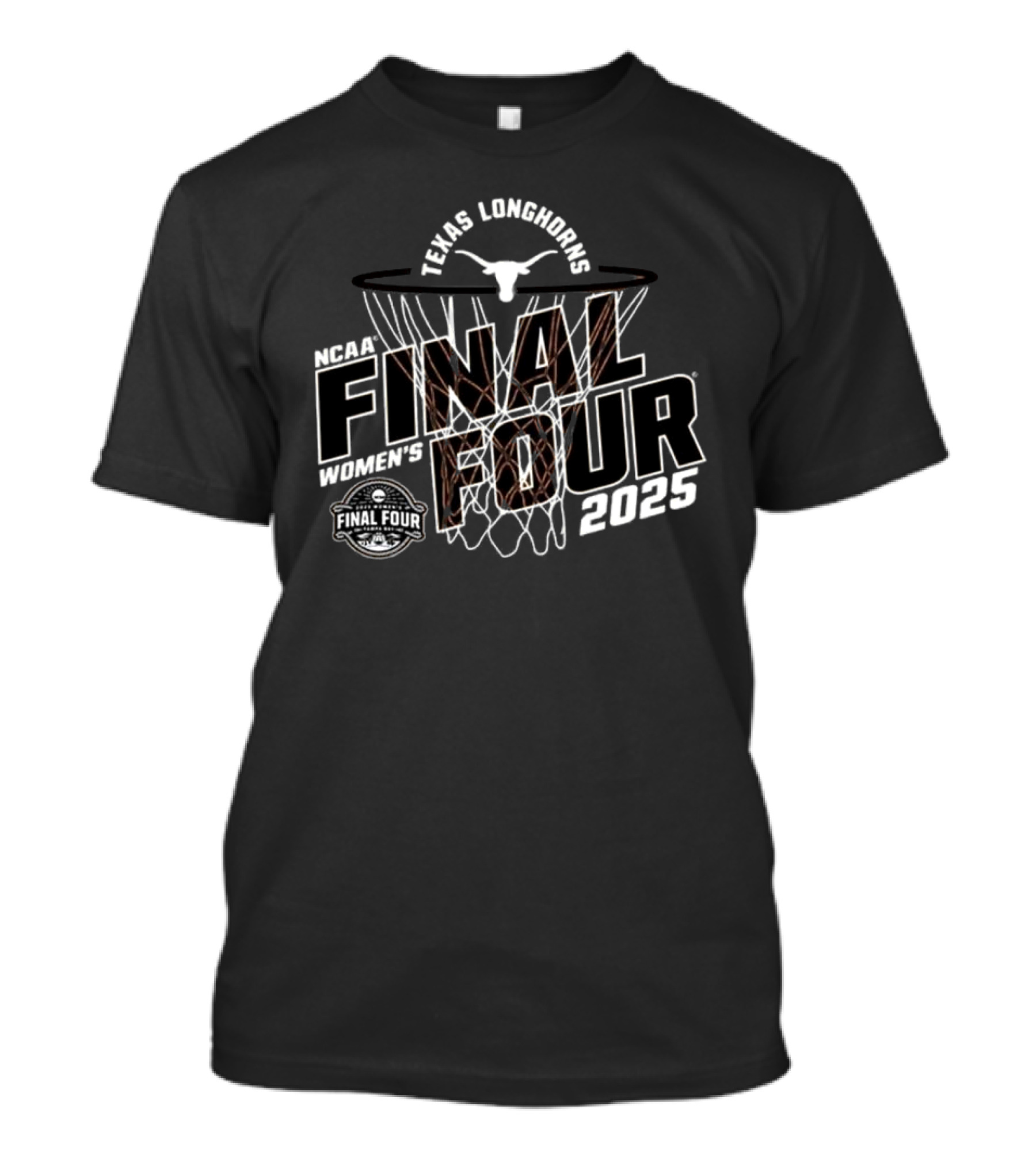 Texas Longhorns 2025 NCAA Women's Basketball Final Four Burnt Orange T-Shirt