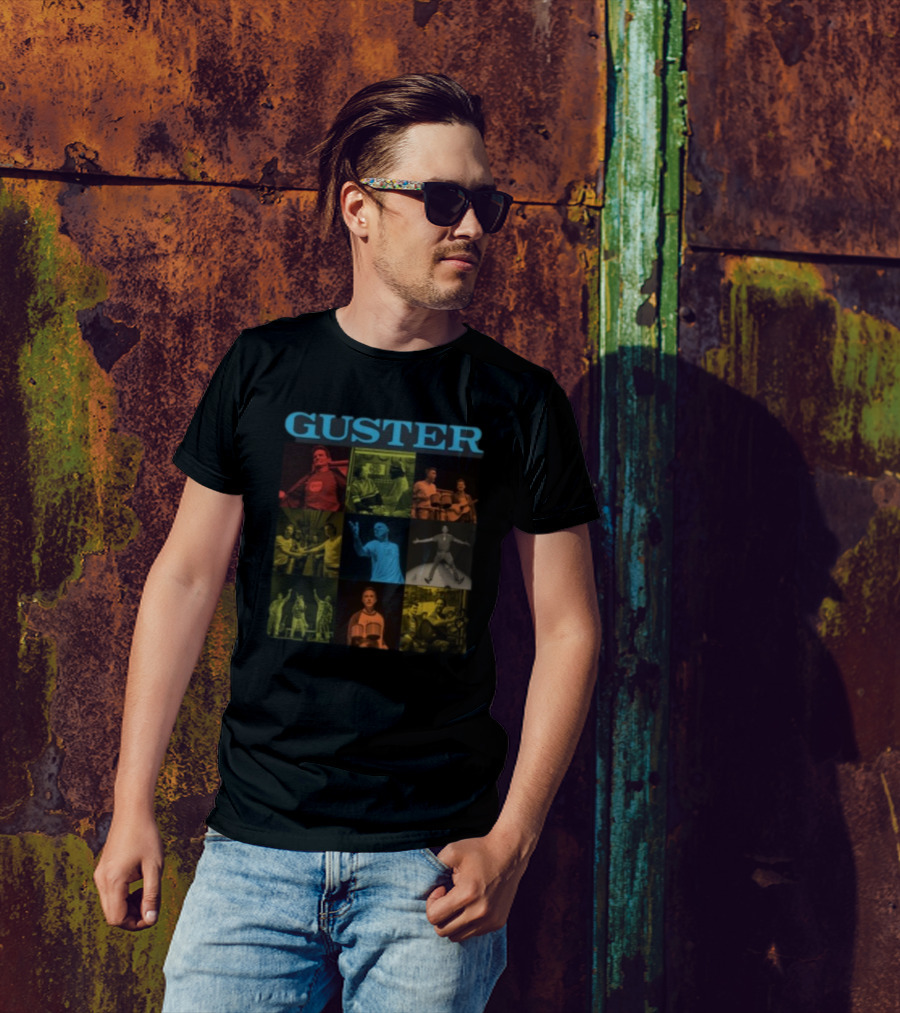 The Ban Guster Eras Tour 2025 Multicolor Band Photo Collage T-Shirt