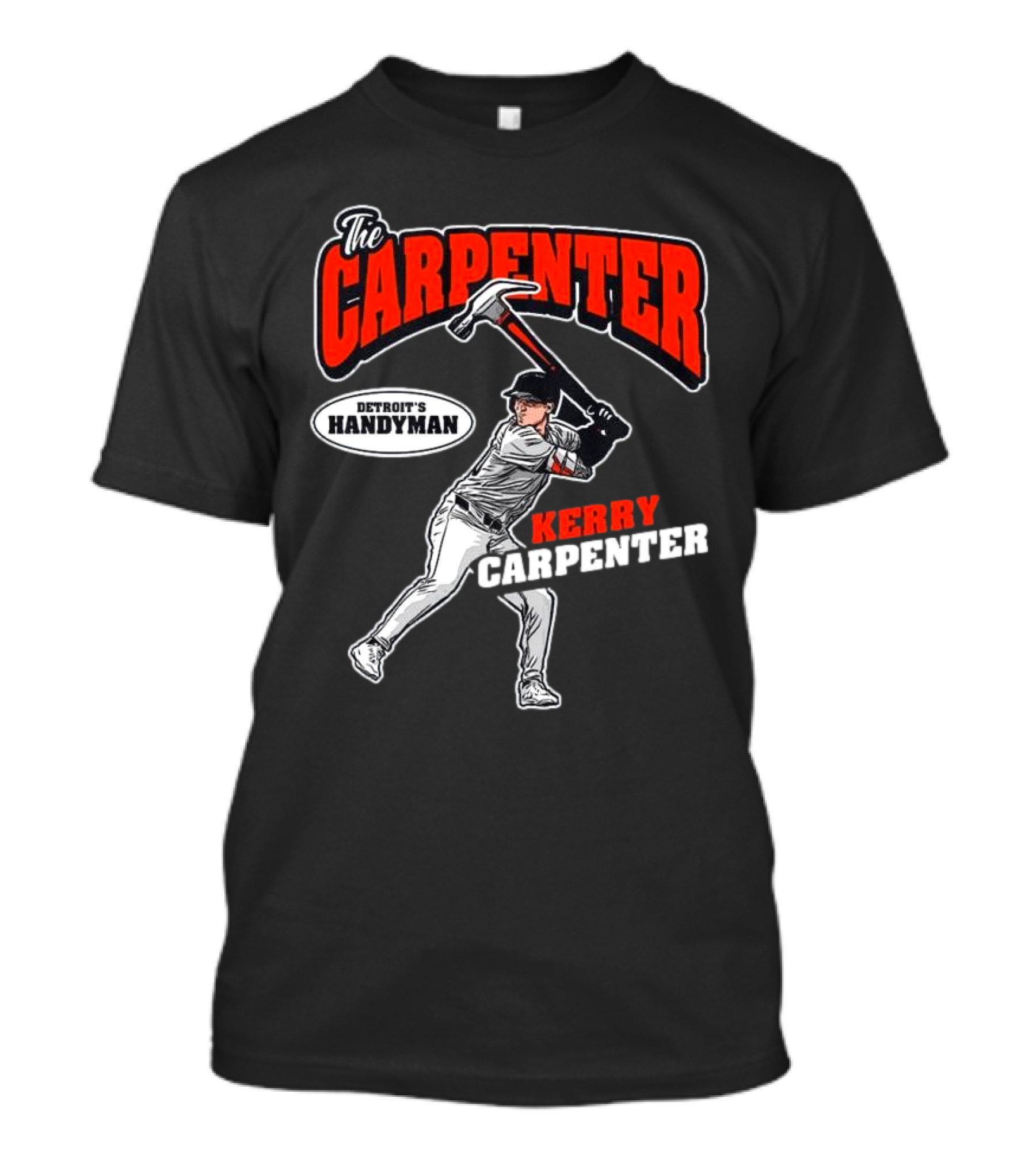 The Carpenter Detroit's Handyman Kerry Carpenter MLBPA T-Shirt
