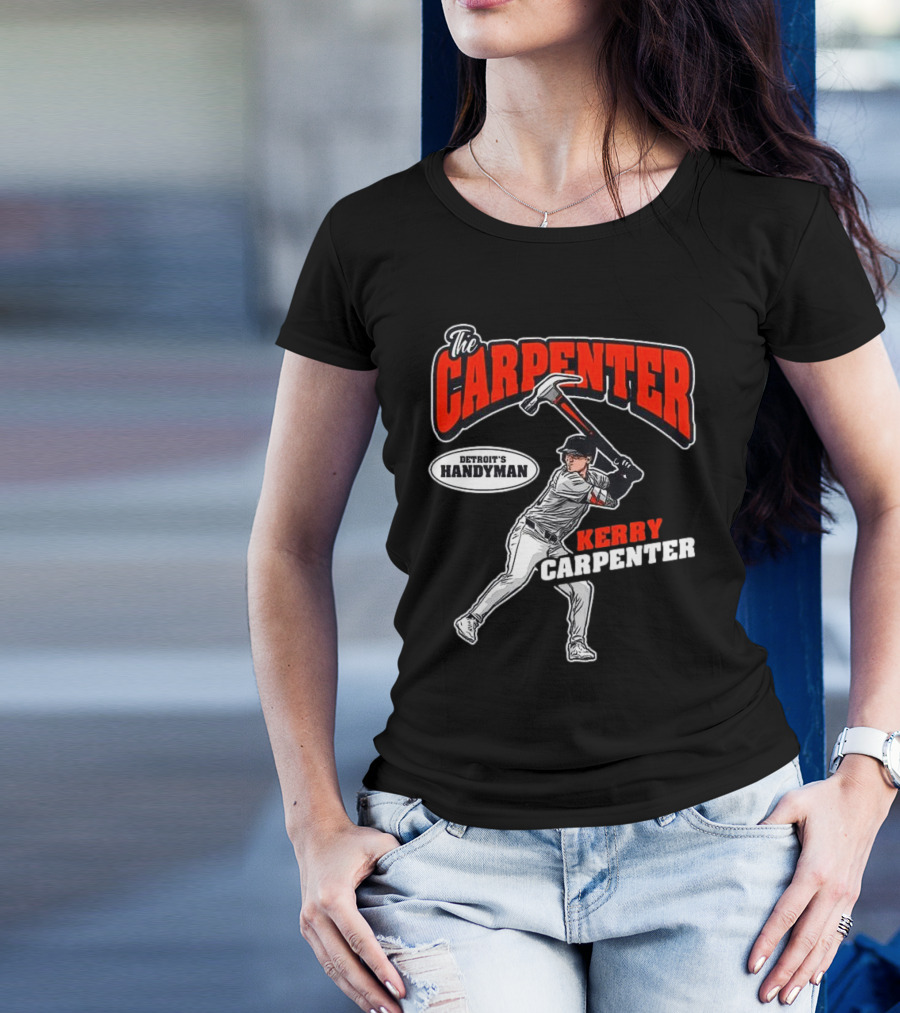 The Carpenter Detroit's Handyman Kerry Carpenter MLBPA T-Shirt