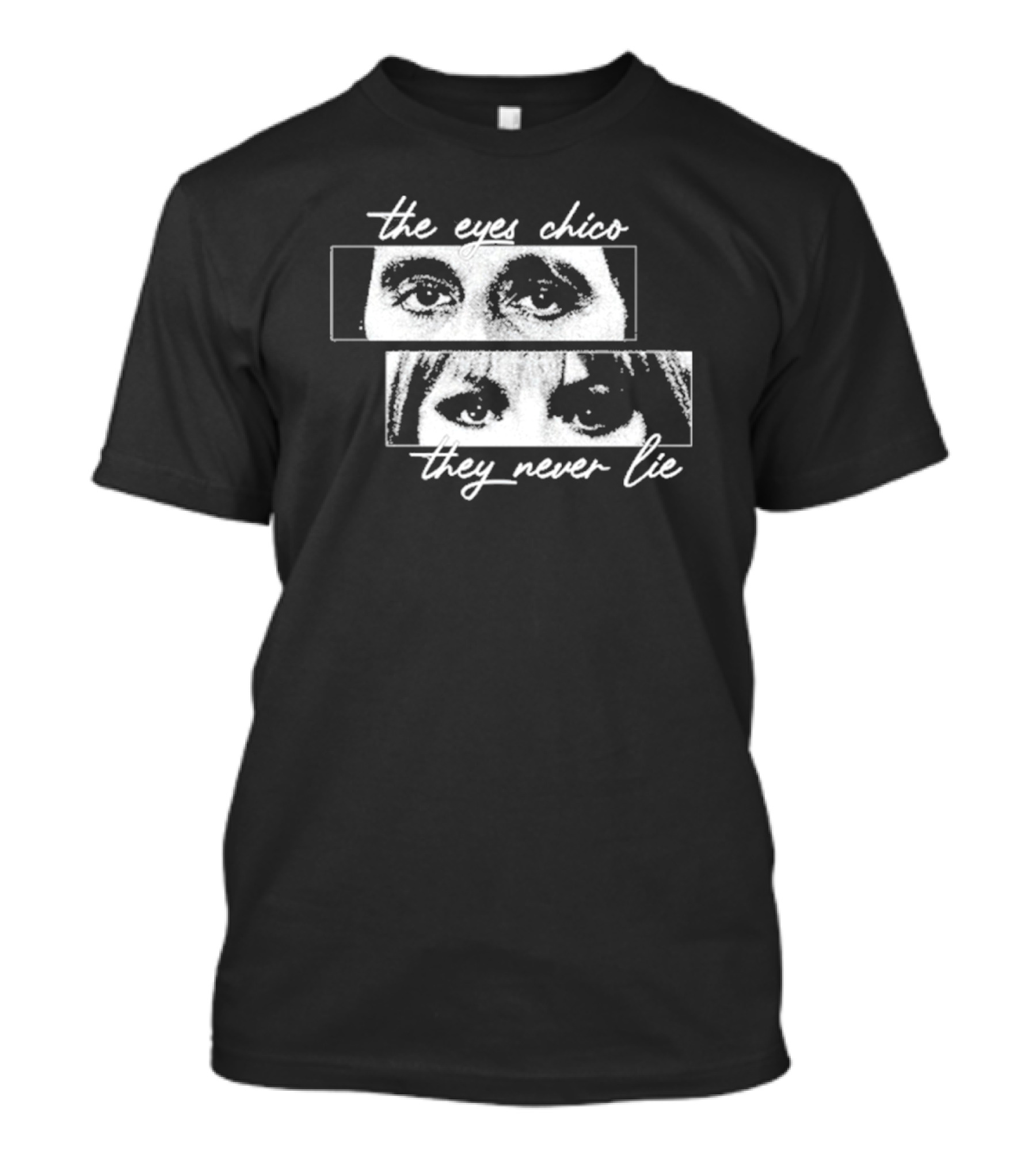 The Eyes Chico They Never Lie Portrait Movie Reference T-Shirt