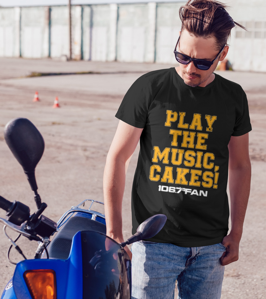 106.7 The Fan Play The Music Cakes The Junkies T-Shirt