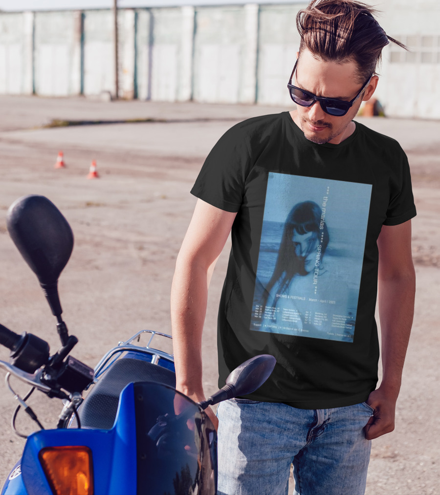 The Marías Spring Tour 2025 Shows And Festivals March April With Girl Ultra Iván C. Bakmas T-Shirt