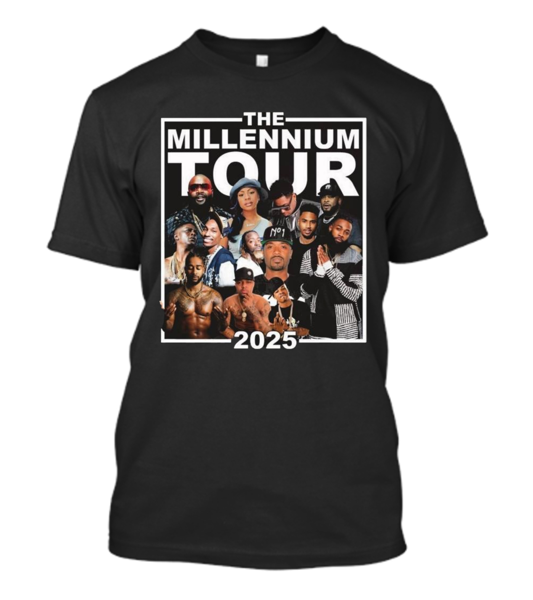 The Millennium Tour 2025 Featuring Iconic Artists T-Shirt