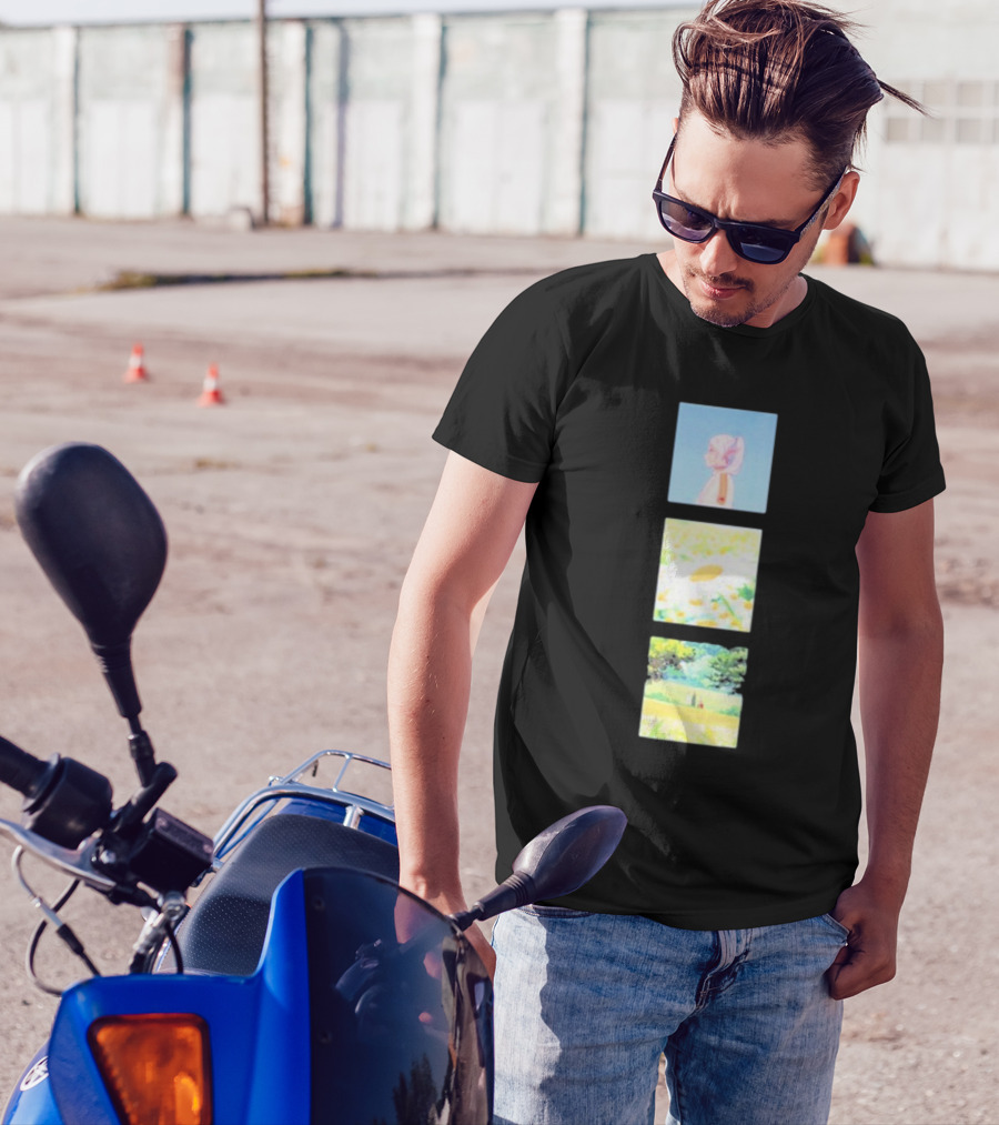 The Party Of Heroes Pastel Daisy Field Peaceful Journey T-Shirt